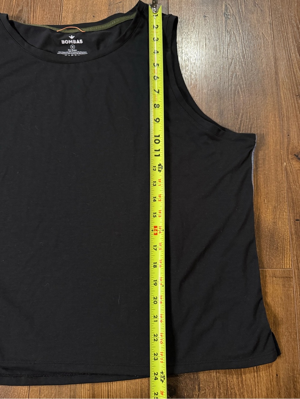BOMBAS Womens Bee Better Tank Top Black Size 1X Athletic Fit - Picture 6 of 8
